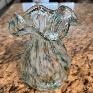 Multicolor Glass Vase